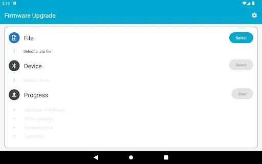 Скриншот 5 — nRF Device Firmware Update