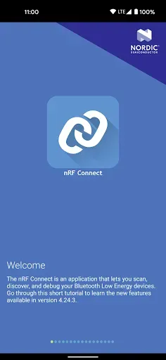 Скриншот 1 — nRF Connect for Mobile