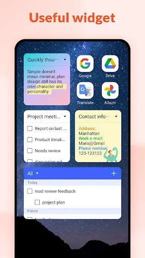 Скриншот 2 — Nice Color Note,ToDo, Calendar