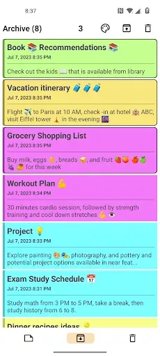 Скриншот 5 — Notepad - Quick Notes