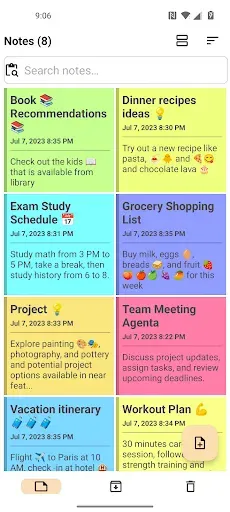 Скриншот 8 — Notepad - Quick Notes