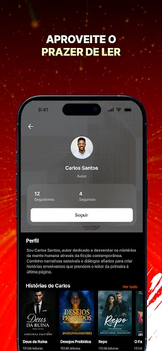 Скриншот 5 — Novely: Ler Novelas e Romances