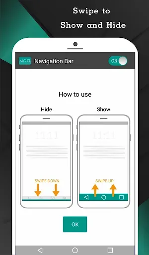 Скриншот 1 — Navigation Bar for Android