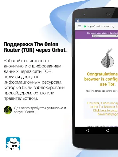 Скриншот 7 — InBrowser - Инкогнито Просмотр
