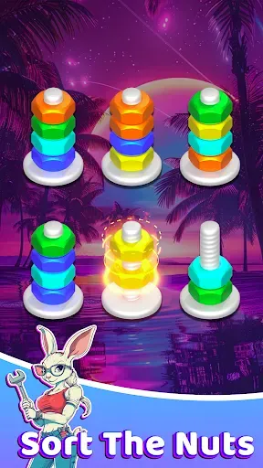 Скриншот 1 — 3D Color Nuts: Сопоставьте