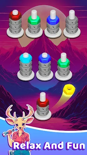 Скриншот 5 — 3D Color Nuts: Сопоставьте