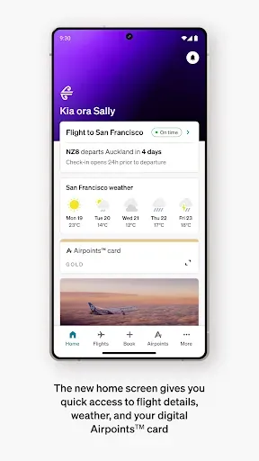 Скриншот 1 — Air NZ