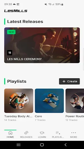 Скриншот 1 — Les Mills Releases