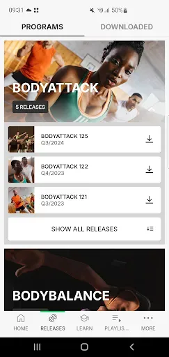 Скриншот 2 — Les Mills Releases