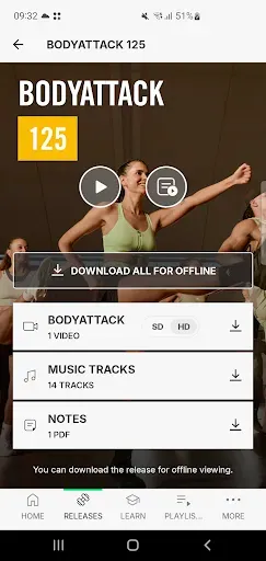 Скриншот 3 — Les Mills Releases