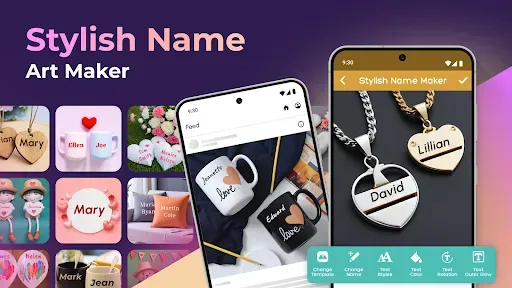 Скриншот 1 — Stylish Name Art Maker