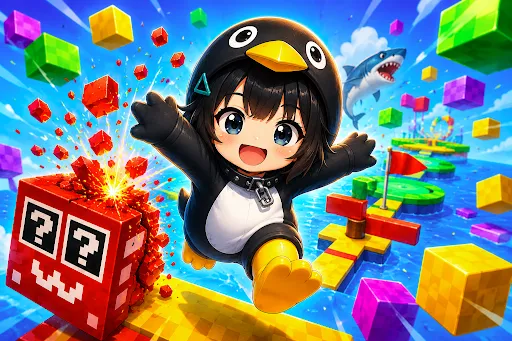 Скриншот 1 — Gugu Gaga Penguin: Lucky Block