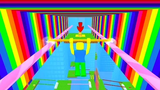 Скриншот 2 — Обби 3D Паркур: игра испытания