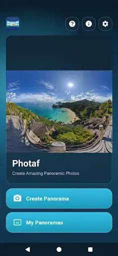 Скриншот 1 — Photaf Panorama
