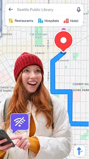 Скриншот 3 — Офлайн Карты: GPS Навигация