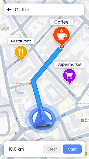 Скриншот 4 — Офлайн Карты: GPS Навигация