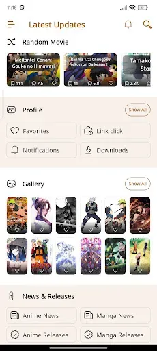 Скриншот 3 — All in One Anime & Manga