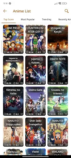 Скриншот 4 — All in One Anime & Manga