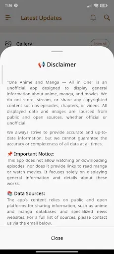 Скриншот 7 — All in One Anime & Manga