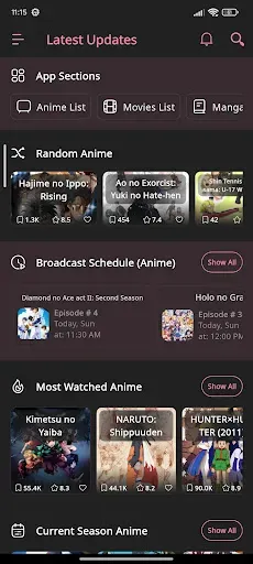 Скриншот 8 — All in One Anime & Manga