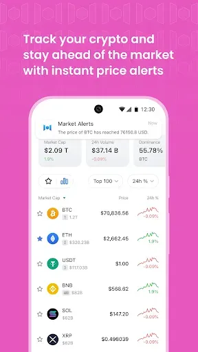 Скриншот 2 — Mixin - Private Crypto Wallet