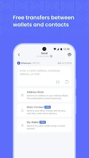 Скриншот 5 — Mixin - Private Crypto Wallet