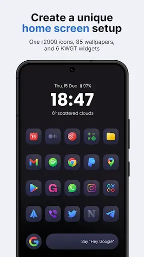 Скриншот 1 — Ares Dark Icon Pack
