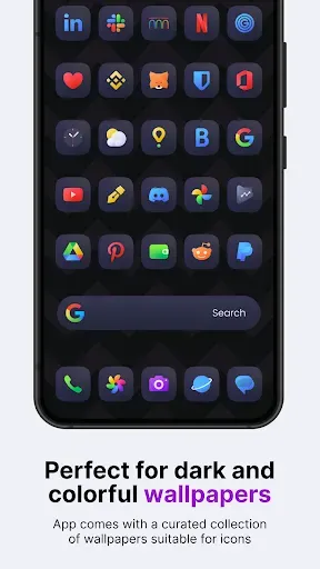 Скриншот 2 — Ares Dark Icon Pack