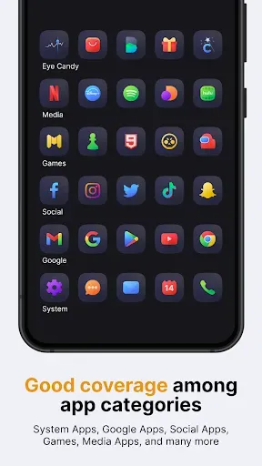 Скриншот 4 — Ares Dark Icon Pack