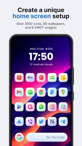 Скриншот 1 — Ares Light: Pastel Icon Pack
