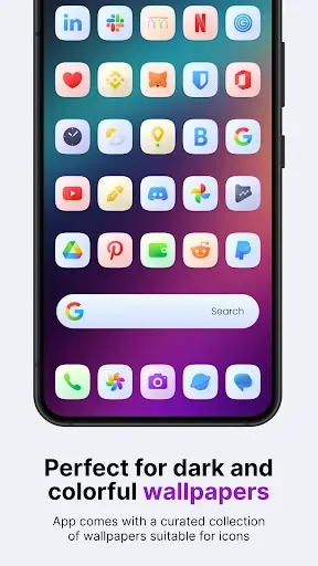 Скриншот 2 — Ares Light: Pastel Icon Pack