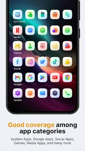 Скриншот 4 — Ares Light: Pastel Icon Pack