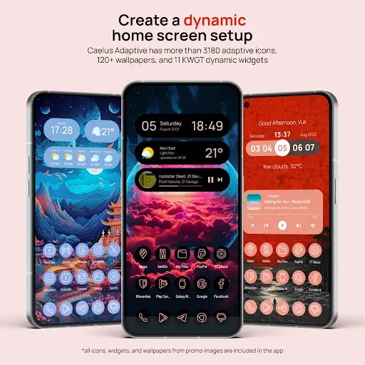 Скриншот 1 — Caelus Adaptive Material Icons