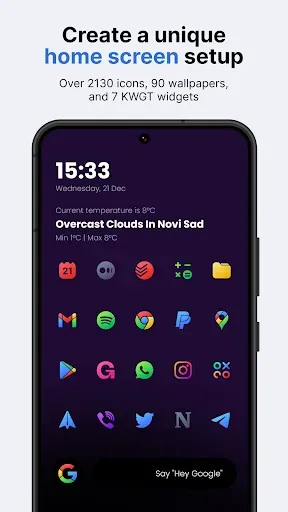 Скриншот 1 — Lena Icon Pack Shapeless Icons