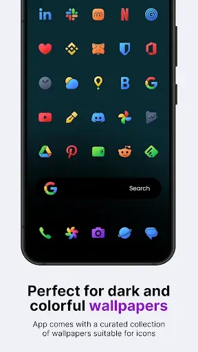 Скриншот 2 — Lena Icon Pack Shapeless Icons