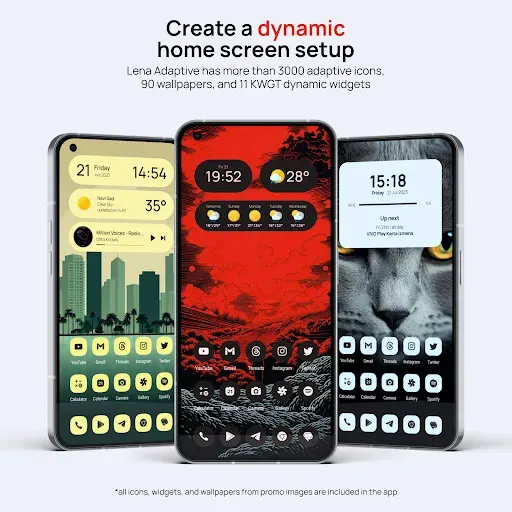 Скриншот 1 — Lena Adaptive Icon Pack