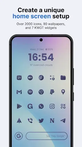 Скриншот 1 — Lena Dark: Shapeless Icon Pack
