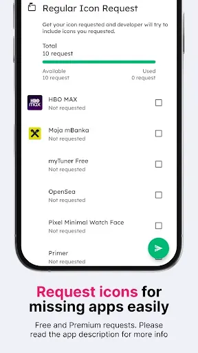 Скриншот 4 — Lena Dark: Shapeless Icon Pack