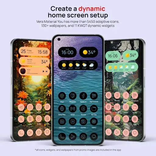 Скриншот 2 — Vera Material You Icon Pack