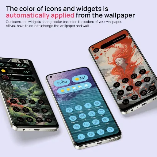 Скриншот 3 — Vera Material You Icon Pack