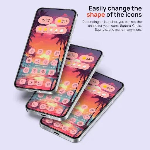 Скриншот 4 — Vera Material You Icon Pack