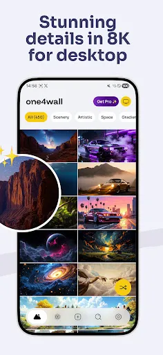 Скриншот 4 — Обои One4Wall HD и 4K
