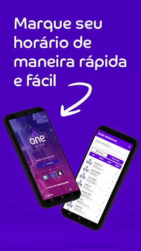 Скриншот 1 — One Beleza: APP de Agendamento