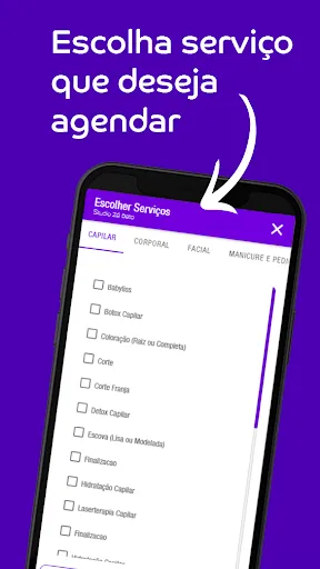 Скриншот 3 — One Beleza: APP de Agendamento