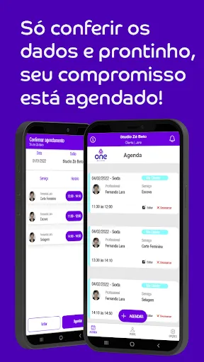 Скриншот 5 — One Beleza: APP de Agendamento