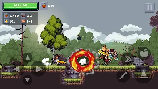 Скриншот 8 — Apple Knight 2 - Platformer