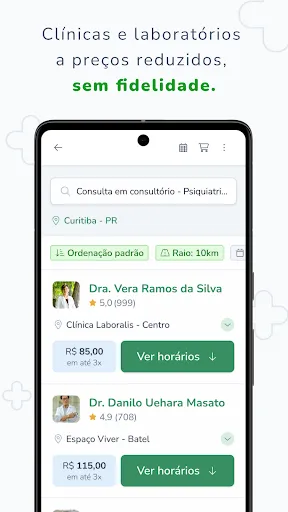 Скриншот 2 — Medprev: Agende Médico e Exame