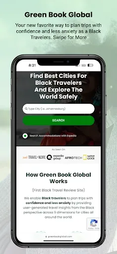Скриншот 1 — Green Book Global: Trip Safety