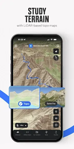 Скриншот 3 — onX Backcountry Trail Maps GPS