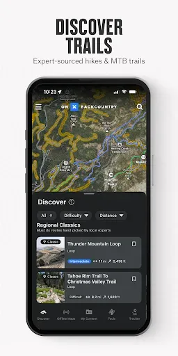 Скриншот 4 — onX Backcountry Trail Maps GPS